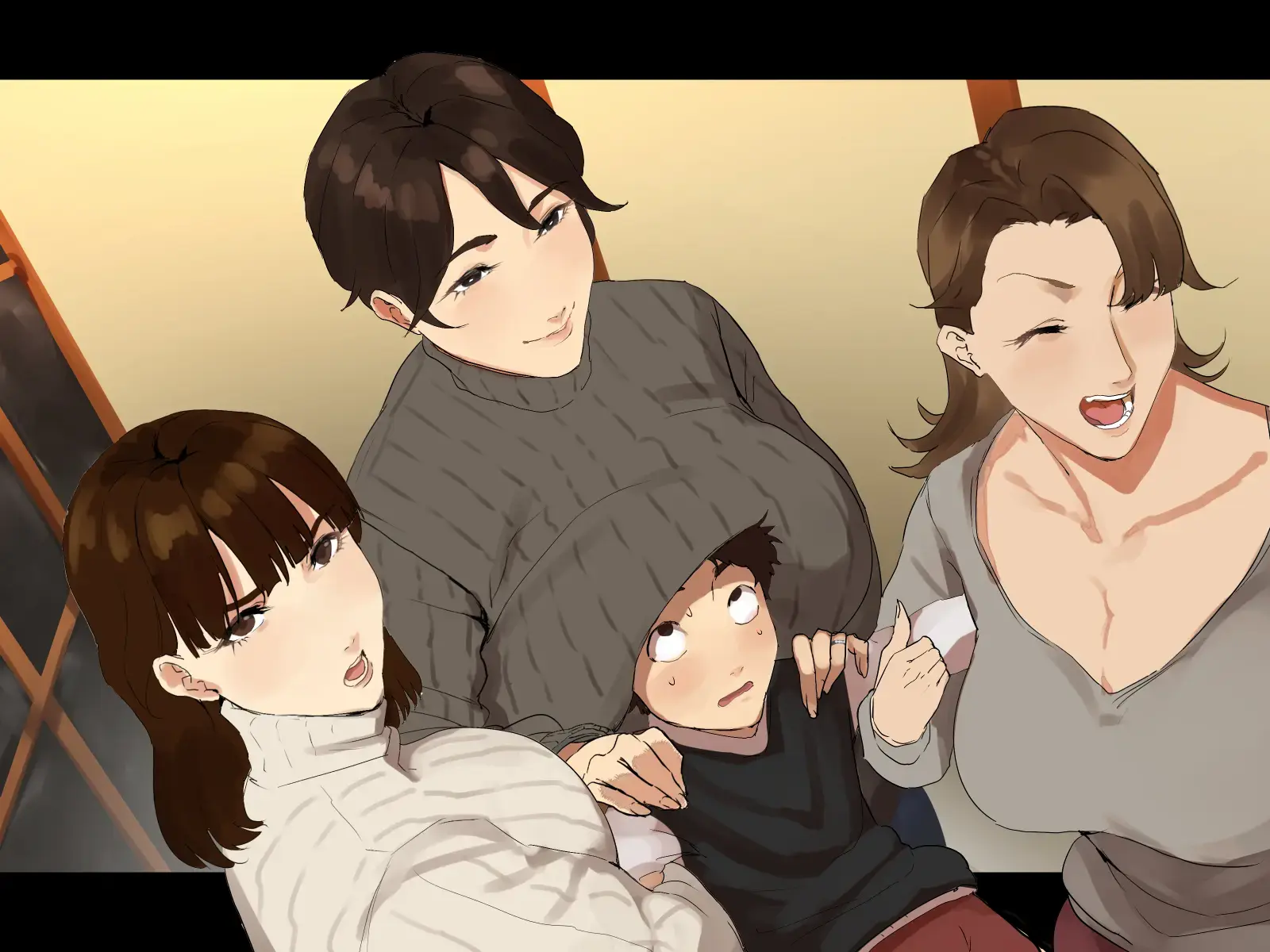 Toshikoshi Kinseki No Oba-Chan-Tachi To No Hitoyo #2 | 새해 전야 친척의 이모님들과의 하룻밤 #2